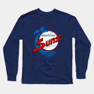 Original Gold Coast Suns Baseball Long Sleeve T-Shirt